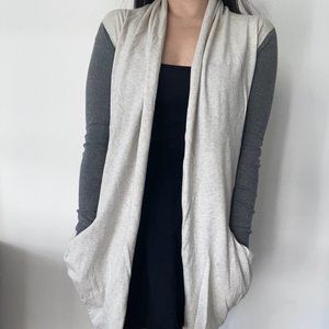 Long Aritzia Two-Tone Cardigan